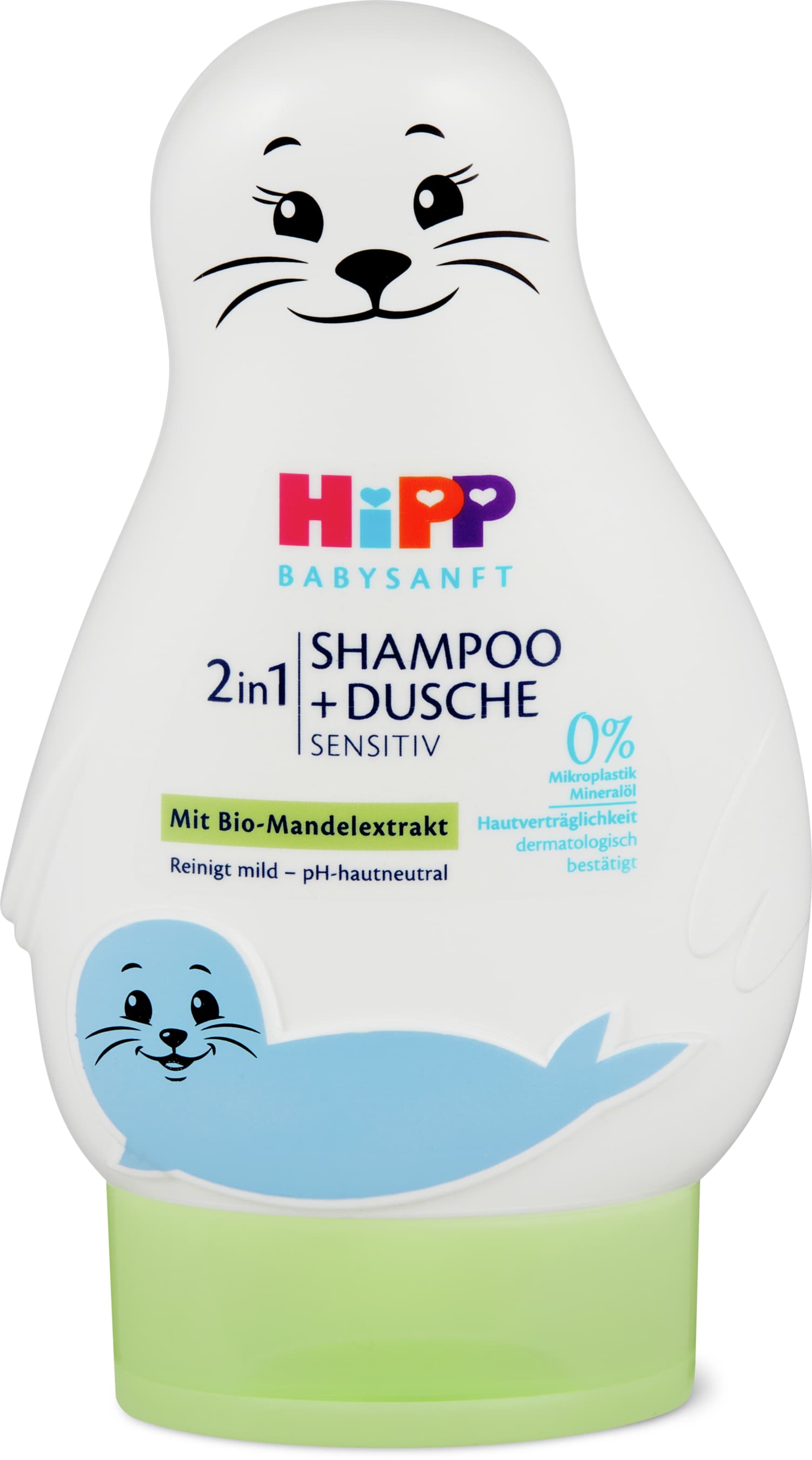 Hipp Shampooing + Douche Sensitiv 2 in 1 Extrait d'amande 200ml